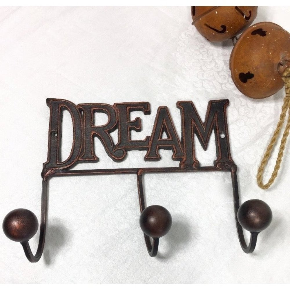 Bronze Cast Iron Dream Sign Wall Decor